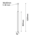 Lampa wisząca DOHA czarna 5701 SHILO