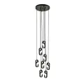 Lampa wisząca ruchoma LED FUROKU czarna 8539 4000K SHILO