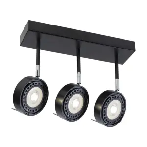 Reflektor spot 3xES111 FUSSA czarny 2220 SHILO