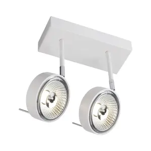 Reflektor spot podwójny ES111 FUSSA biały 7228 SHILO