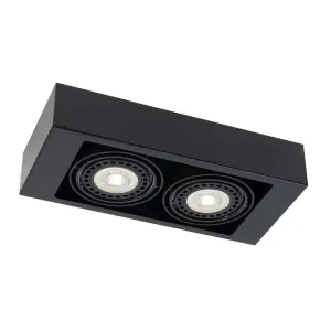 Spot natynkowy podwójny KOGA czarny 1153 SHILO