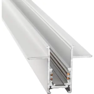 Szyna magnetyczna wpuszczana 1m KOMATSU biała 6500 SHILO