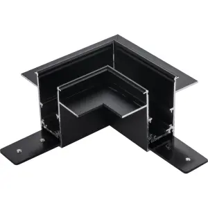 Łącznik "L" wpuszczany do szynoprzewodu magnetycznego KOMATSU czarny 6509 SHILO