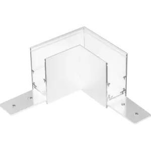 Łącznik "L" natynkowy do szynoprzewodu magnetycznego KOMATSU biały 6516 SHILO