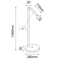 Lampa podłogowa KOSAME czarna 7872 SHILO