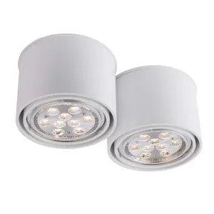 Tuba natynkowa MIKI biała 7019 SHILO