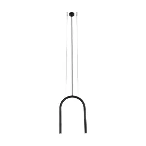 Lampa wisząca 33cm SUKOMO czarna 7858 SHILO