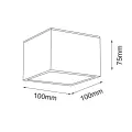 Lampa natynkowa SUWA czarna 1175 SHILO