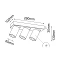 Lampa sufitowa spot TARUMI biała 7975 SHILO