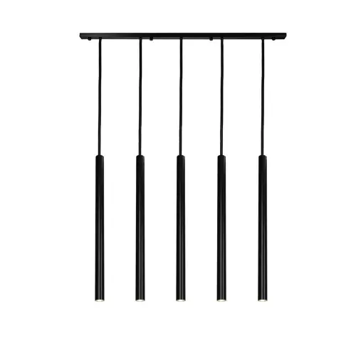 Lampa wisząca 5xGU10 YABU czarna 5528 SHILO