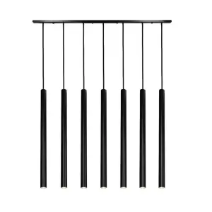 Lampa wisząca 7xGU10 YABU czarna 5529 SHILO