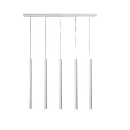 Lampa wisząca 5xGU10 YABU biała 7575 SHILO