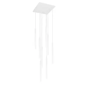 Lampa wisząca 8xGU10 YABU biała 7577 SHILO