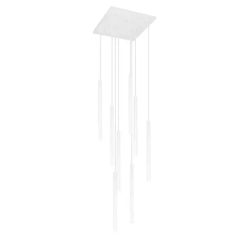 Lampa wisząca 8xGU10 YABU biała 7577 SHILO