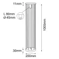Lampa ogrodowa HAGI Garden 100cm 9907 SHILO