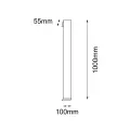 Kinkiet zewnętrzny HIKONE Garden 100cm 9924 4000K SHILO