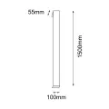 Kinkiet zewnetrzny HIKONE Garden 150cm 9926 4000K SHILO