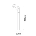 Słupek ogrodowy SAGA Garden 80cm 9920 SHILO