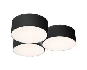 Lampa sufitowa ZAMA LED czarna 7043 SHILO