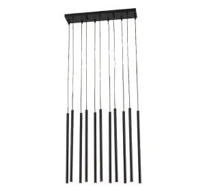 Lampa wisząca 11xG9 KOSAME czarna 7854 SHILO