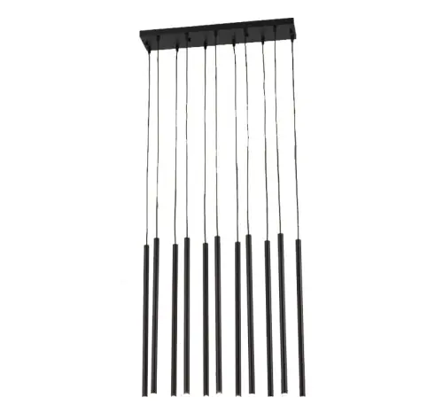 Lampa wisząca 11xG9 KOSAME czarna 7854 SHILO