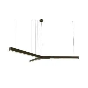 Lampa wisząca TRIKAL Z mosiądz patyna mat - średnica 174 cm - 3000K 5222 ANTIGO