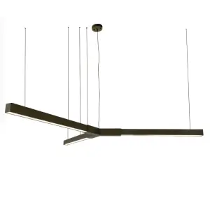 Lampa wisząca TRIKAL Z mosiądz patyna mat - średnica 214 cm - 3000K 5224 ANTIGO