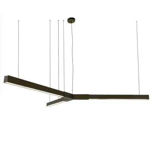 Lampa wisząca TRIKAL Z mosiądz patyna mat - średnica 214 cm - 3000K 5224 ANTIGO
