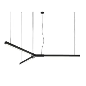 Lampa wisząca TRIKAL Z stal czarna - średnica 214 cm - 3000K 5225 ANTIGO