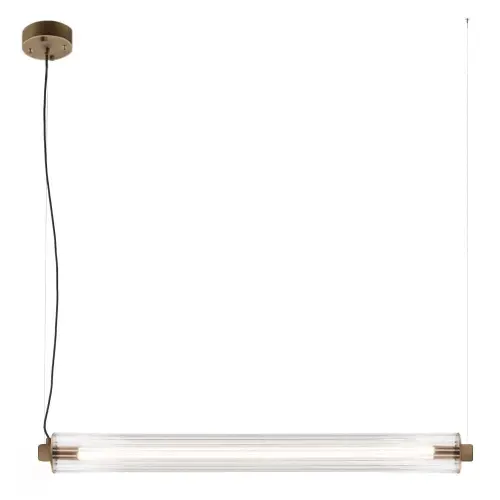 Lampa wisząca MEREZI 4 mosiądz patyna mat - 3000K 5219 ANTIGO