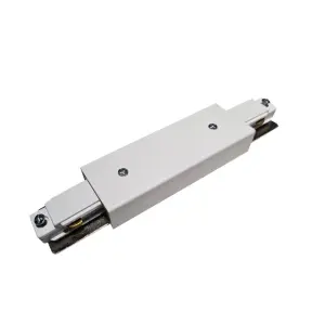 Łącznik prosty zasilający szynoprzewodu natynkowego 1F 230V - Biały 6356 Antigo