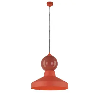 TIGALI 3 - lampa zwieszana - czerwona terakota 5243 - Antigo