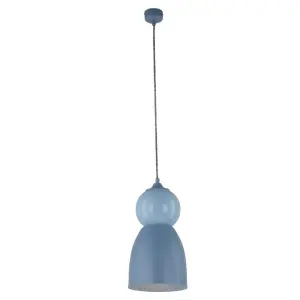 TIGALI 4 - lampa zwieszana - niebieski denim 5244 - Antigo