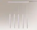 Lampa wisząca 5xGU10 YABU biała 7575 SHILO