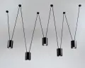 Lampa wisząca 5xES111 VIWIN czarna 9023 SHILO DOHAR