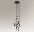 Lampa wisząca ruchoma LED FUROKU czarna 7952 3000K SHILO
